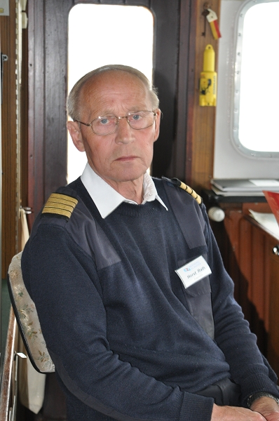Horst Rath, Kapitaen der MS Lady von Buesum